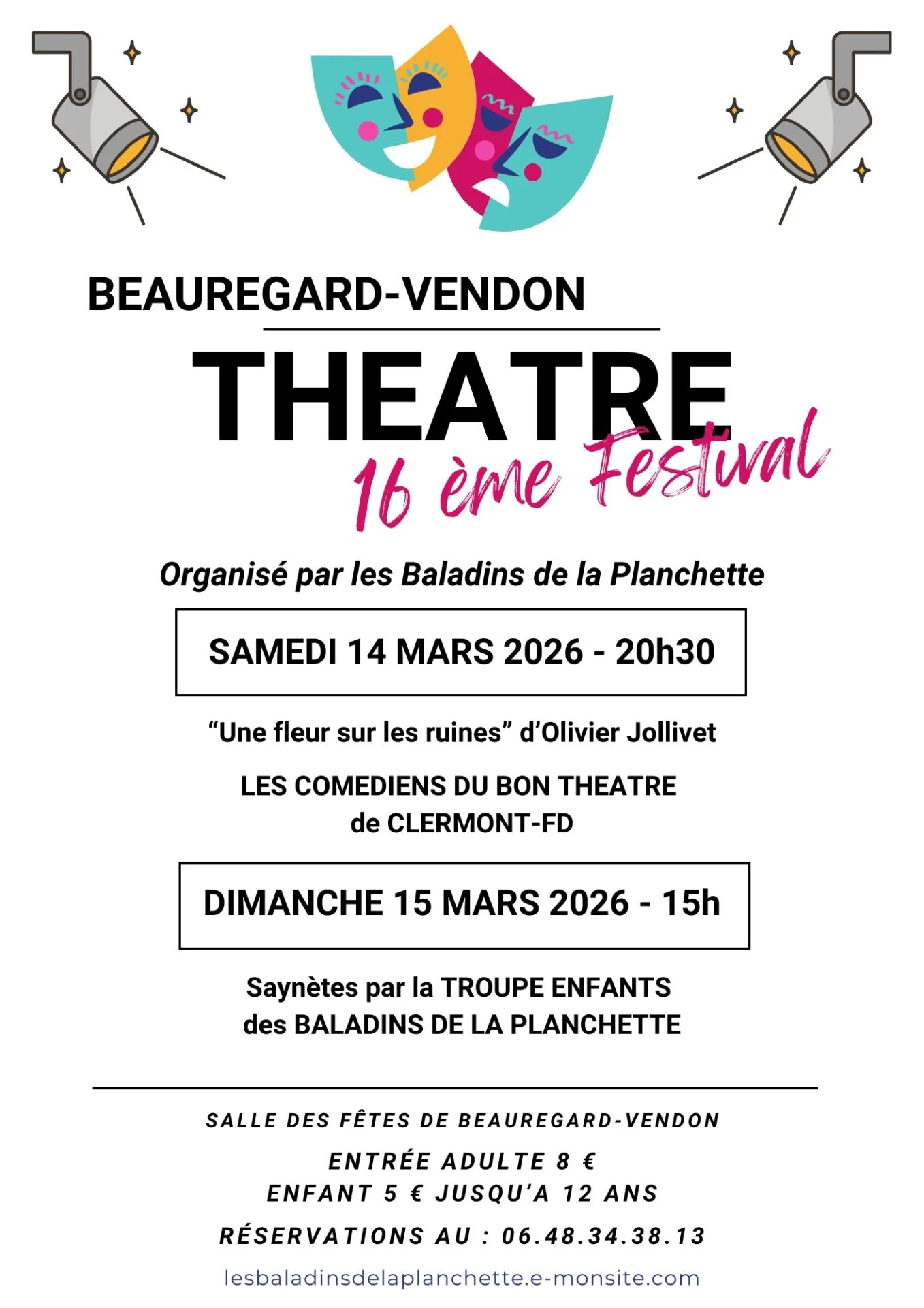 Affiche festival 2026 couleurs